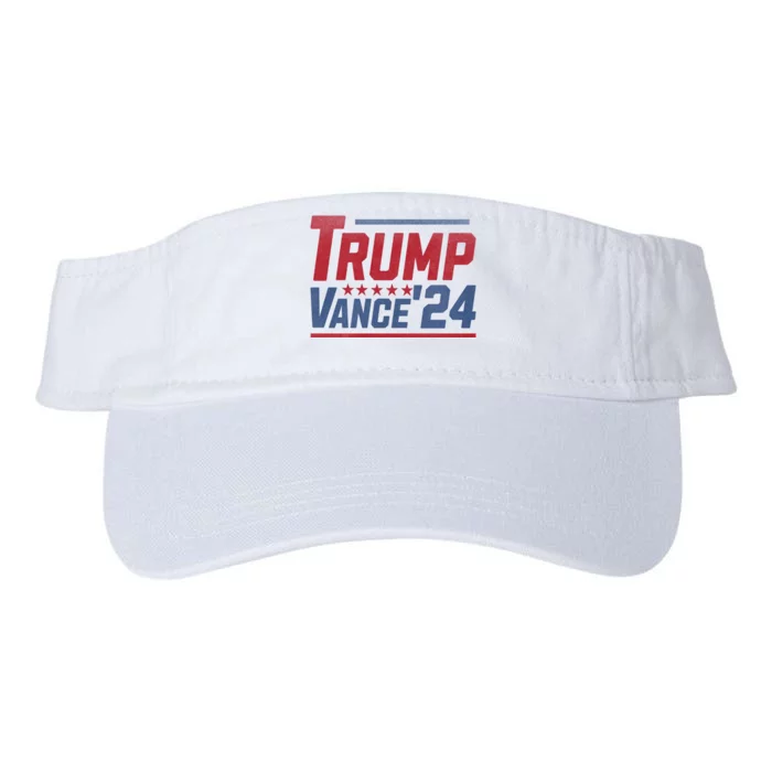 Vintage Trump Vance 24 Make America Great Again Usa Election Valucap Bio-Washed Visor