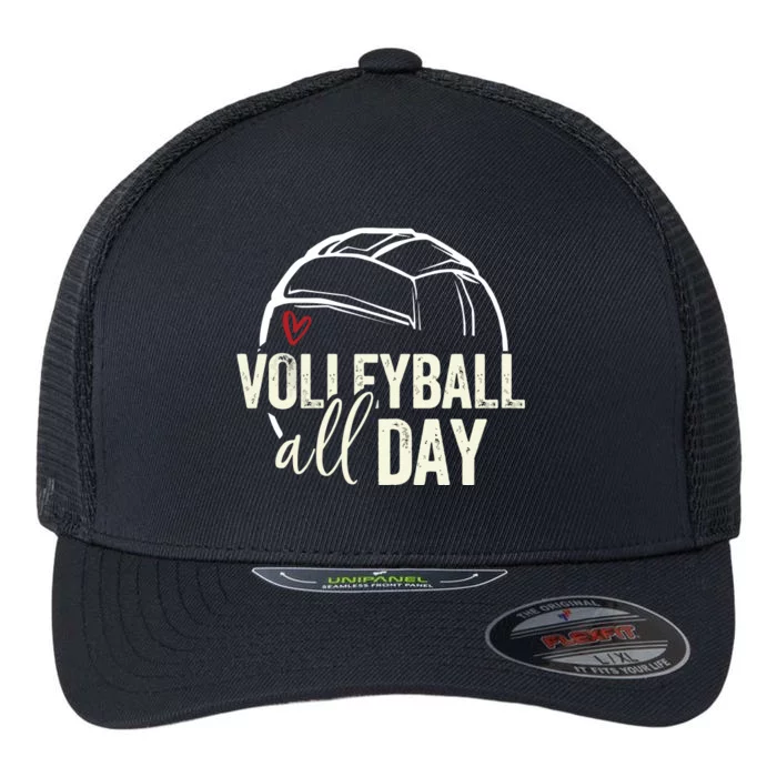 Volleyball Teen Volleyball Graphic Volleyball Flexfit Unipanel Trucker Cap