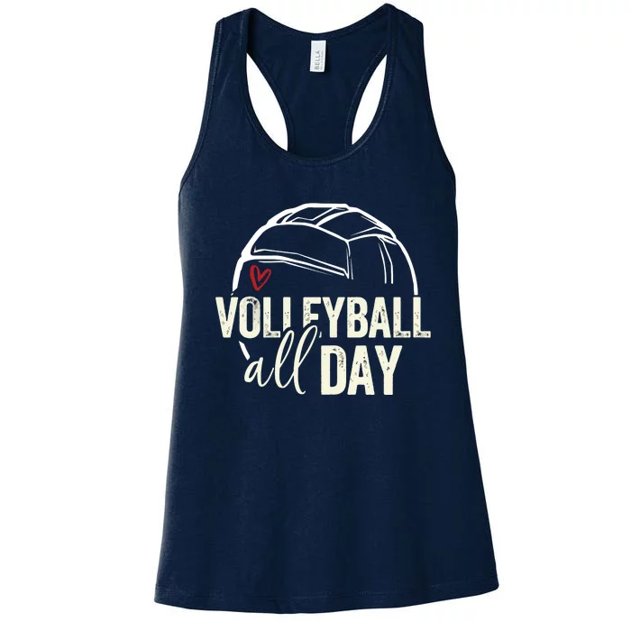 Volleyball Teen Volleyball Graphic Volleyball Women's Racerback Tank