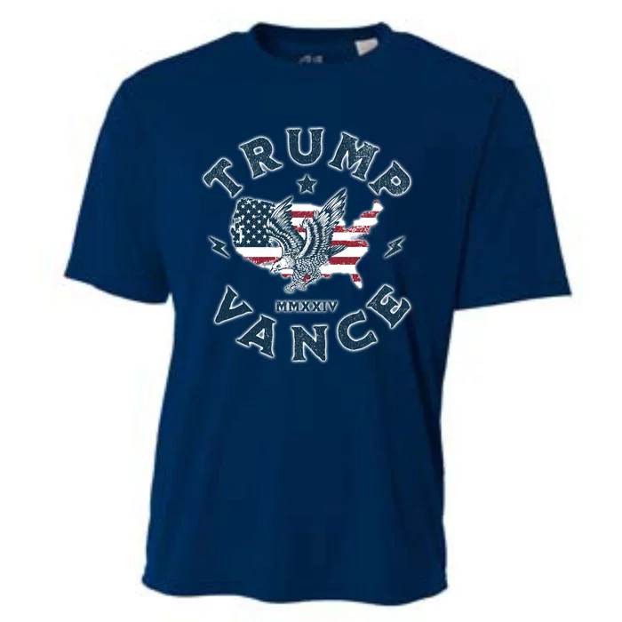 Vintage Trump Vance 2024 Campaign Cooling Performance Crew T-Shirt