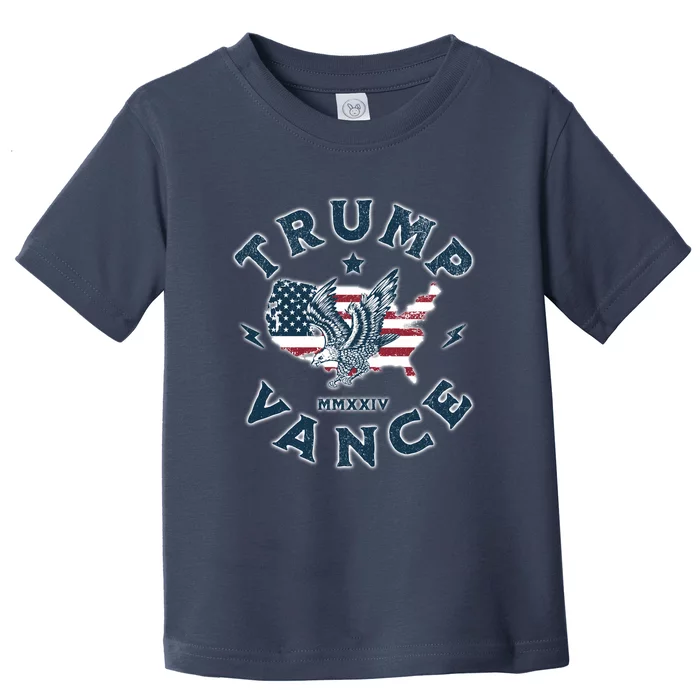 Vintage Trump Vance 2024 Campaign Toddler T-Shirt