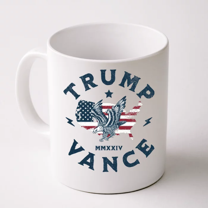 Vintage Trump Vance 2024 Campaign Front & Back Coffee Mug