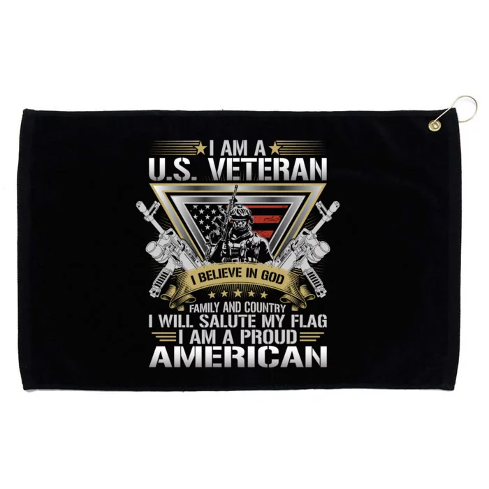 Veteran T Grommeted Golf Towel