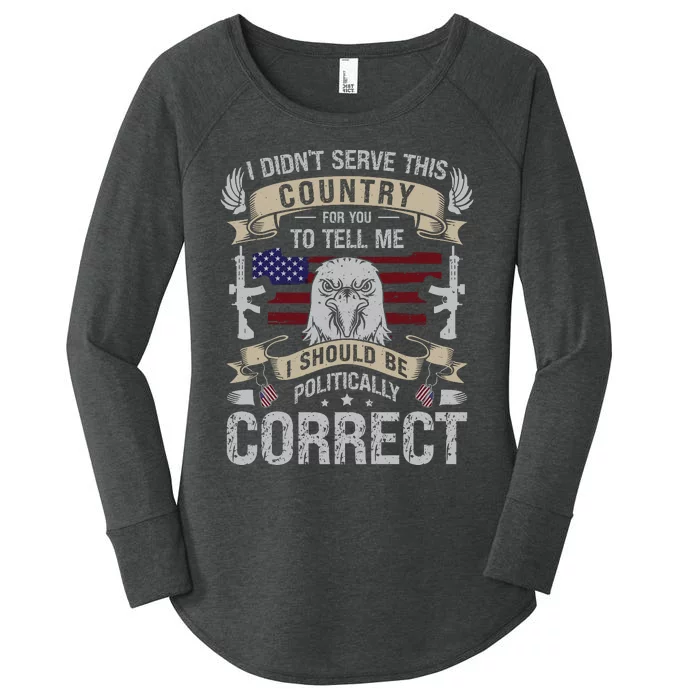 Veteran T Women's Perfect Tri Tunic Long Sleeve Shirt