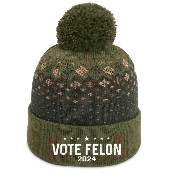 Vote Trump Vance 2024 The Baniff Cuffed Pom Beanie