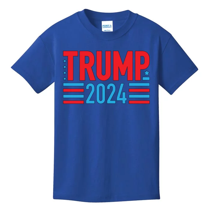 Vote Trump Vintage Groovy Trump 2024 Cool Gift Kids T-Shirt