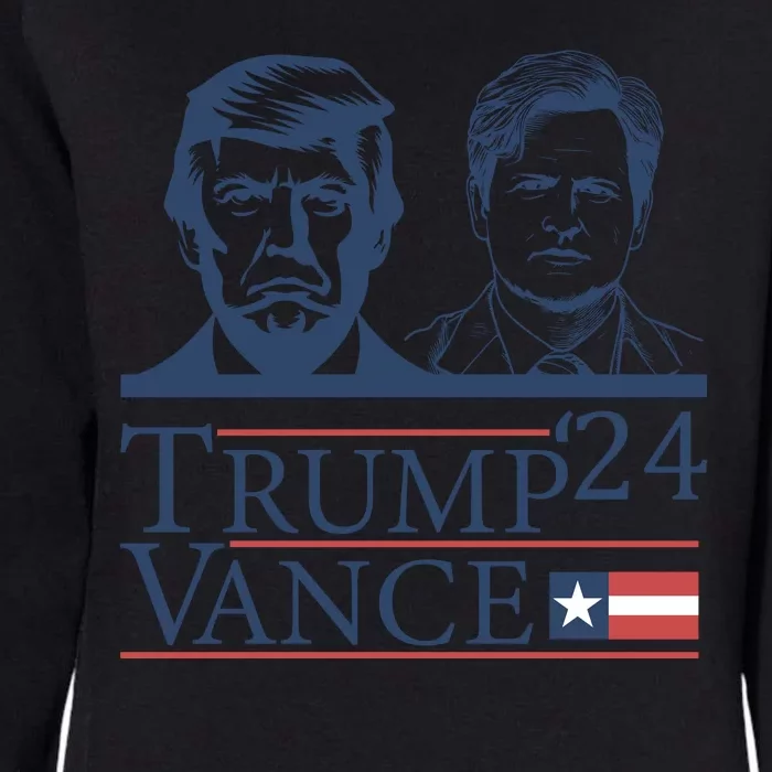 Vote Trump Vance Face 2024 Womens California Wash Sweatshirt