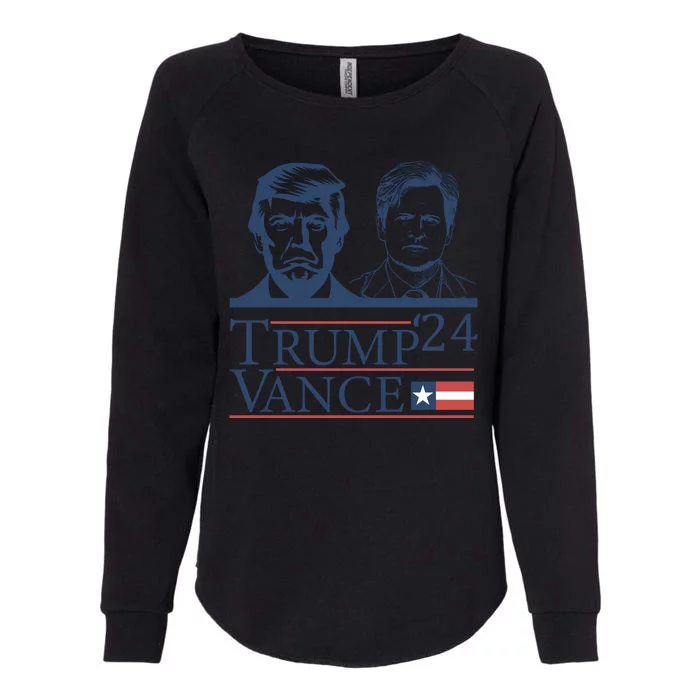 Vote Trump Vance Face 2024 Womens California Wash Sweatshirt