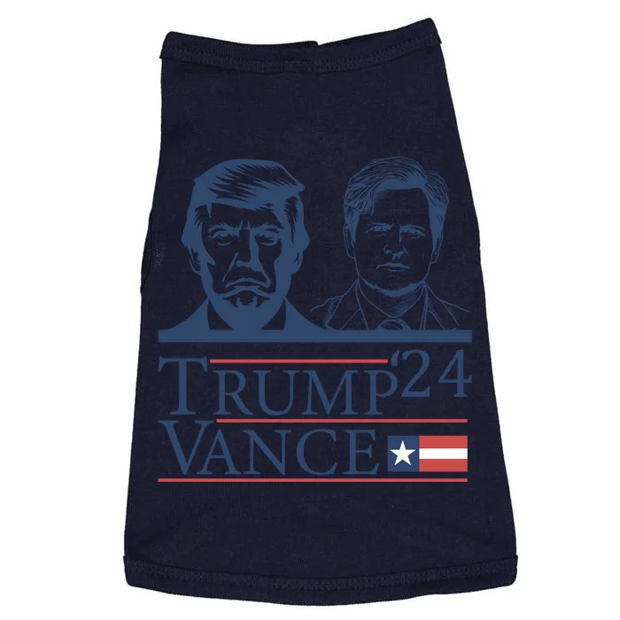 Vote Trump Vance Face 2024 Doggie Tank