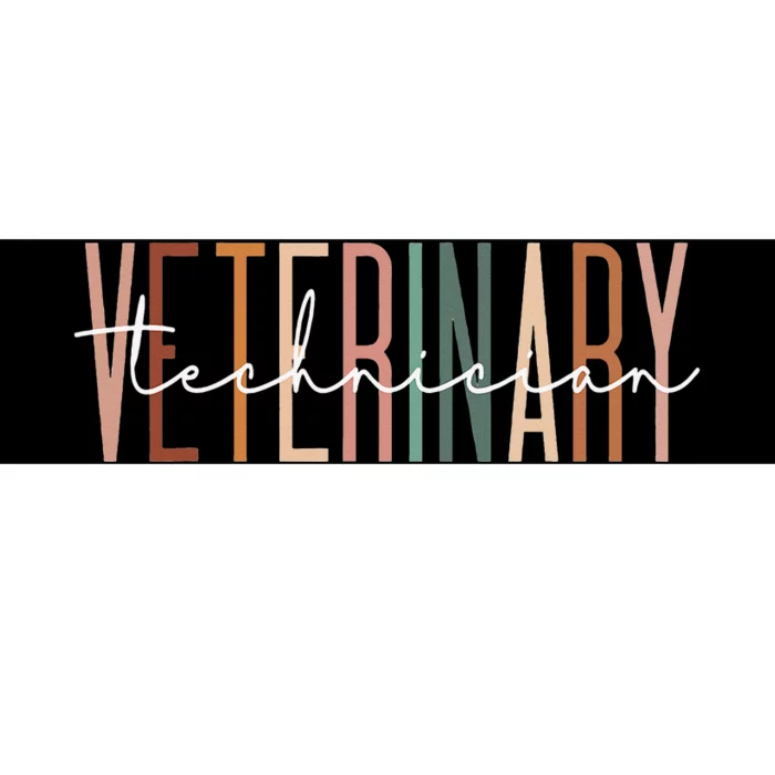 Veterinary Technician Vet Tech Veterinarian Technologist Bumper Sticker