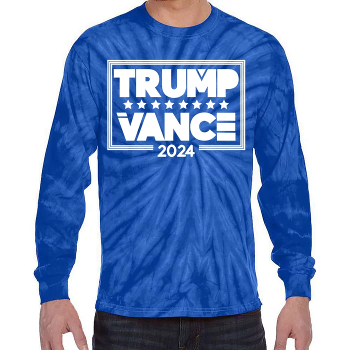 Vote Trump Vance 2024 Gift Tie-Dye Long Sleeve Shirt