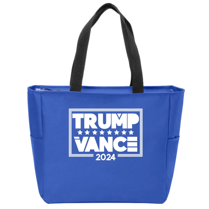 Vote Trump Vance 2024 Gift Zip Tote Bag