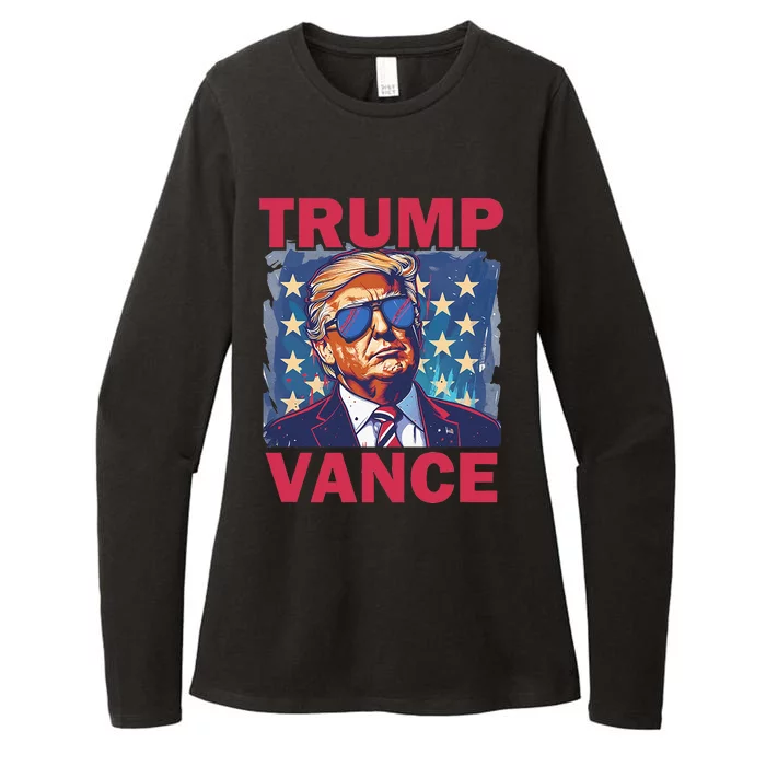 Vote Trump Vance 2024 Womens CVC Long Sleeve Shirt