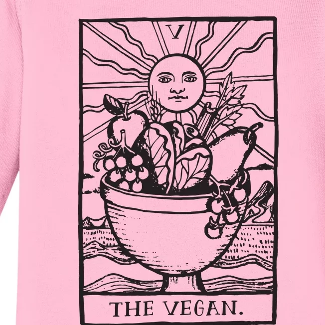 Vegan Tarot Vegan Clothing Baby Long Sleeve Bodysuit