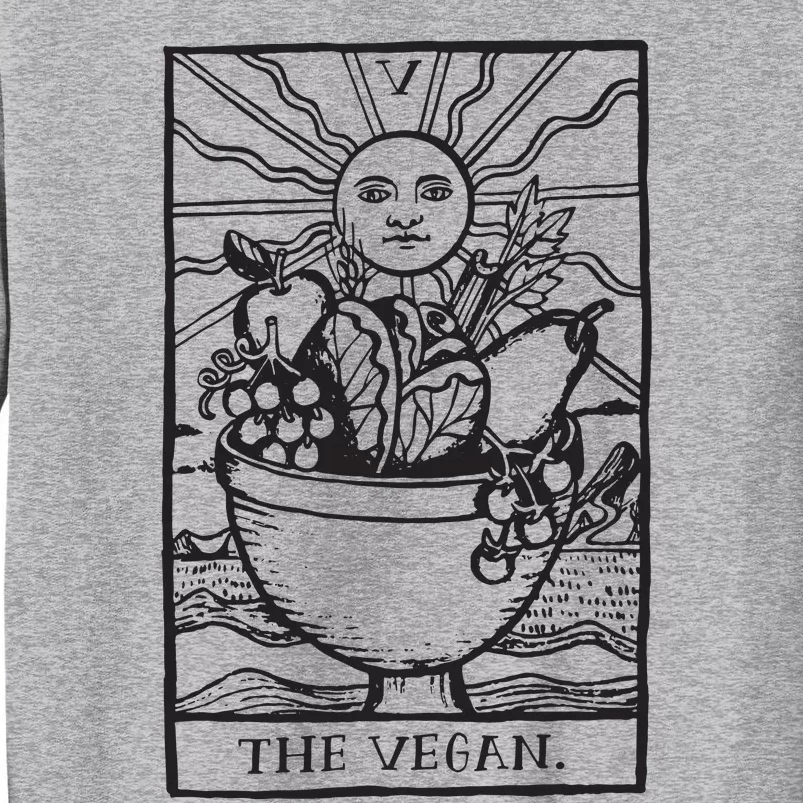 Vegan Tarot Vegan Clothing Tall Sweatshirt