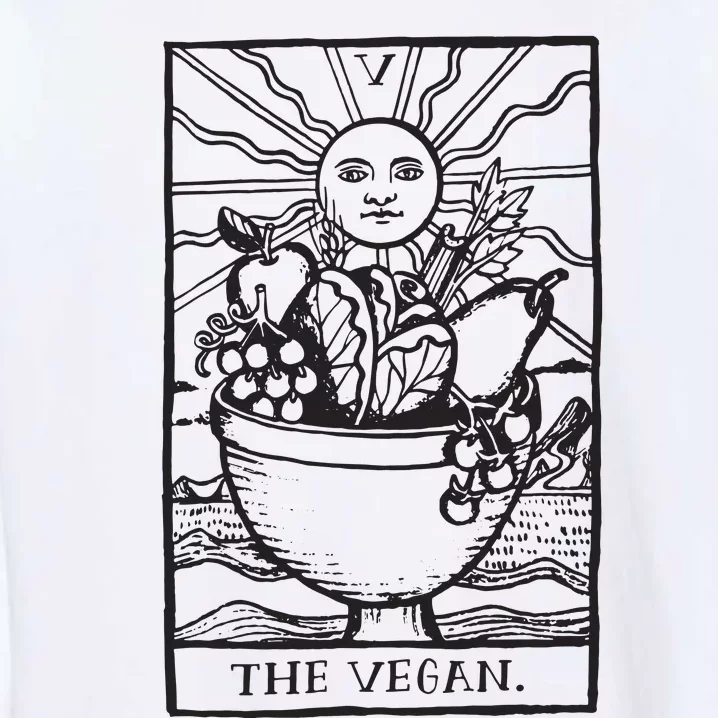 Vegan Tarot Vegan Clothing Garment-Dyed Sweatshirt