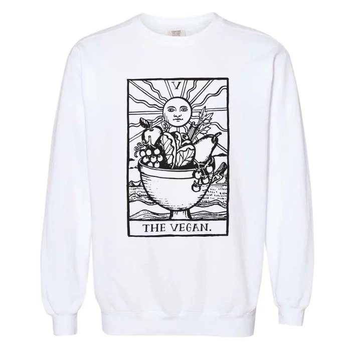 Vegan Tarot Vegan Clothing Garment-Dyed Sweatshirt