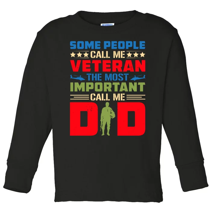 Veteran T Toddler Long Sleeve Shirt