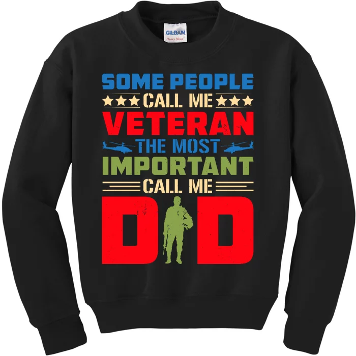 Veteran T Kids Sweatshirt