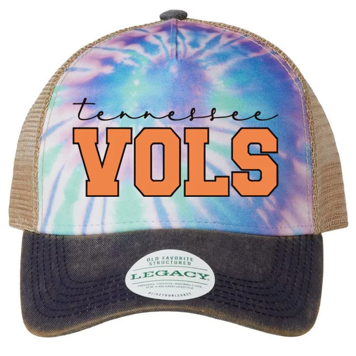 Vintage Tennessee Vols 1998 Legacy Tie Dye Trucker Hat