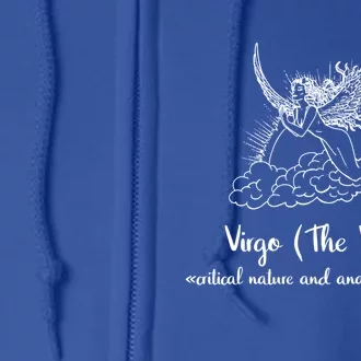 Virgo The Virgin Astrology Sign And Horoscope Facts Bday Gift Cute Gift Full Zip Hoodie