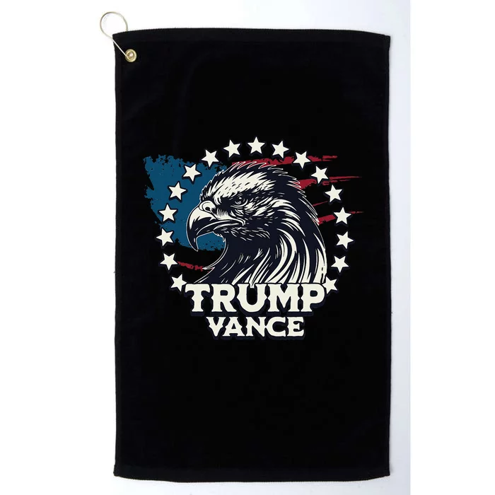 Vintage Trump Vance 24 Take America Back Patriotic Campaign Platinum Collection Golf Towel