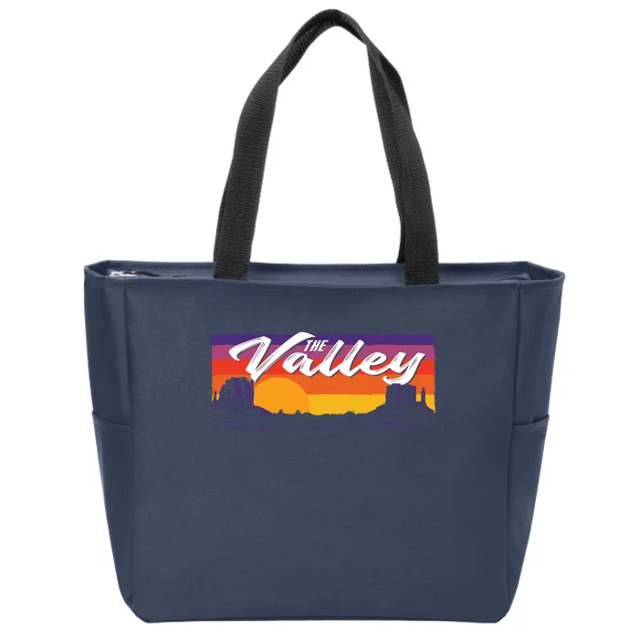 Vintage The Valley Phoenix AZ Zip Tote Bag