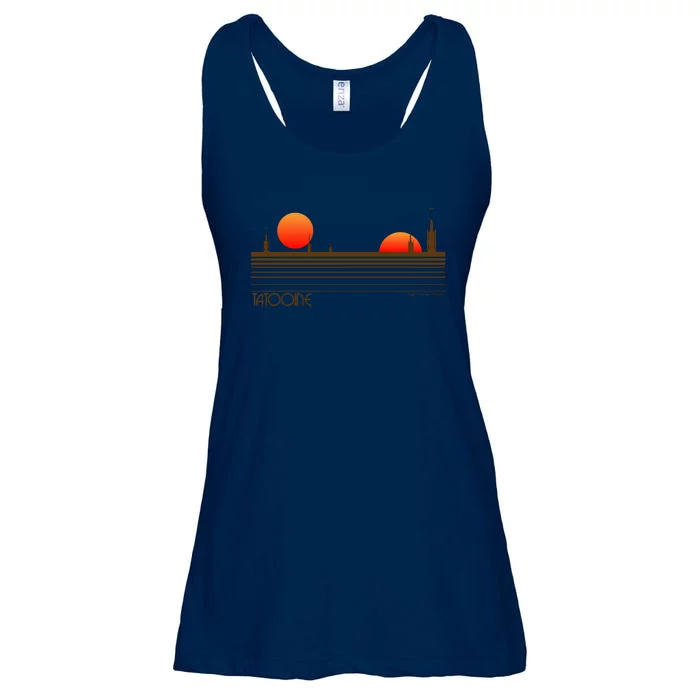 Visit Tatooine Ladies Essential Flowy Tank