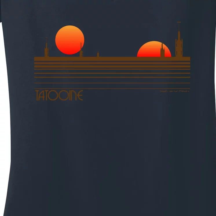 Visit Tatooine Women's V-Neck T-Shirt