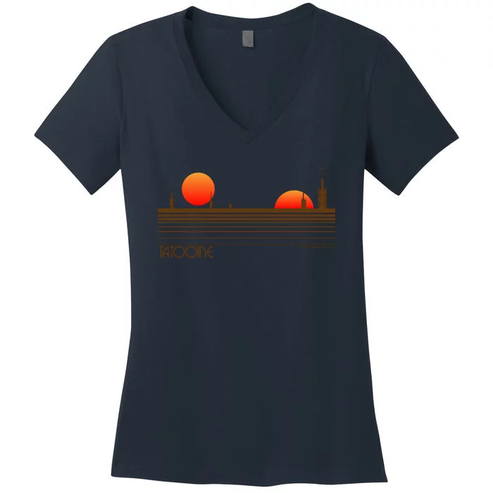 Visit Tatooine Women's V-Neck T-Shirt