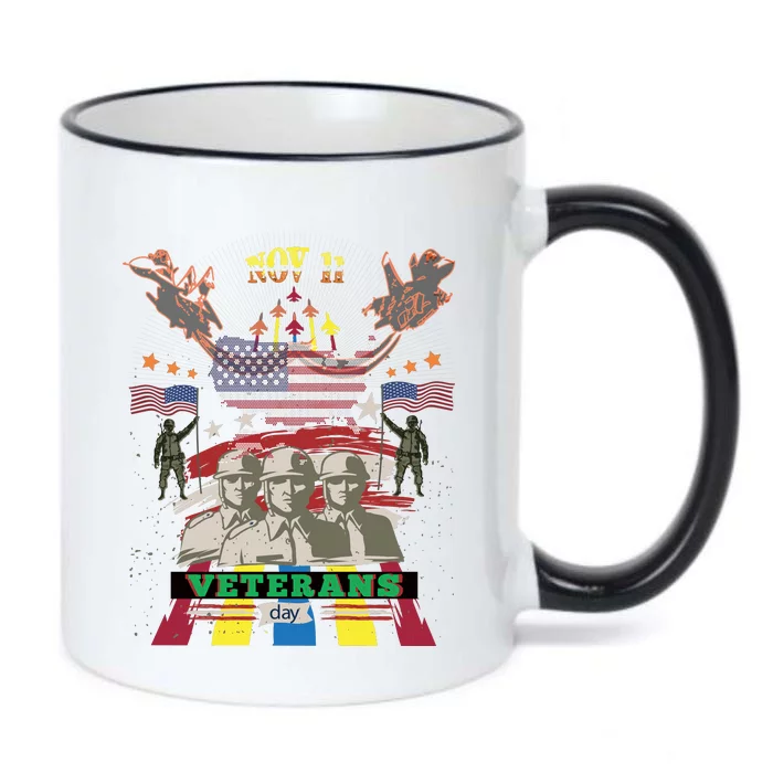 Veteran T Black Color Changing Mug