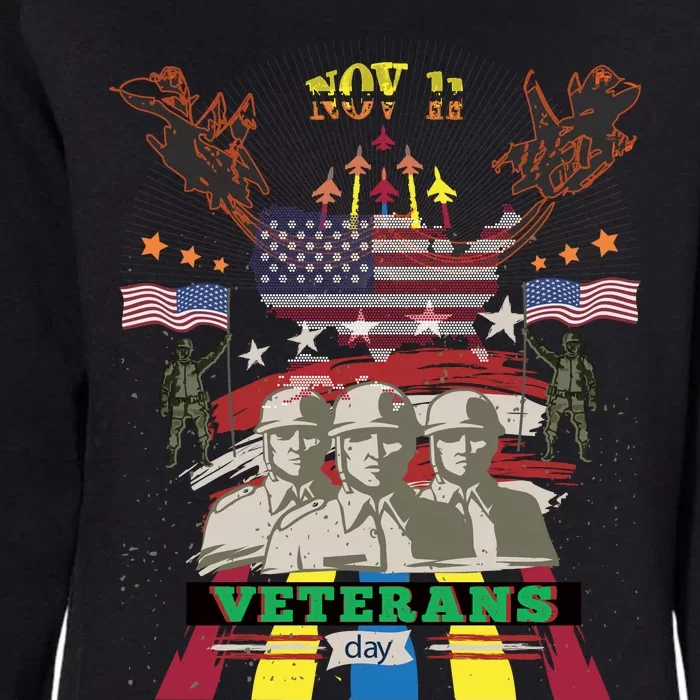 Veteran T Womens California Wash Sweatshirt