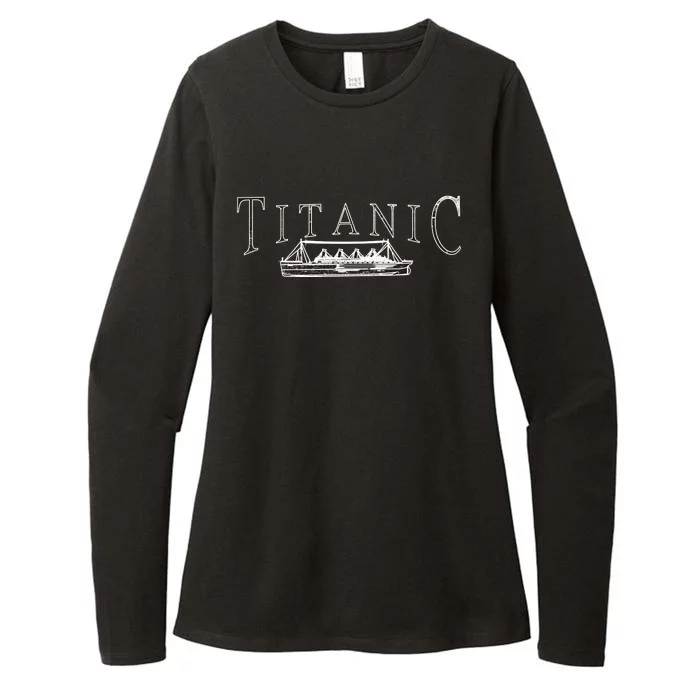 Vintage Titanic Womens CVC Long Sleeve Shirt