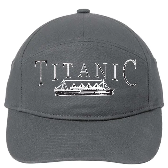 Vintage Titanic 7-Panel Snapback Hat