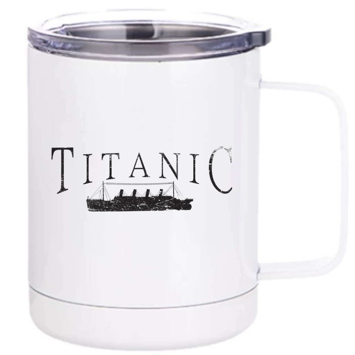 Vintage Titanic Front & Back 12oz Stainless Steel Tumbler Cup