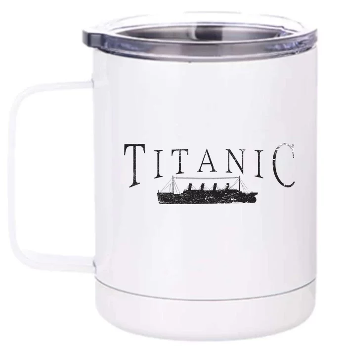 Vintage Titanic Front & Back 12oz Stainless Steel Tumbler Cup