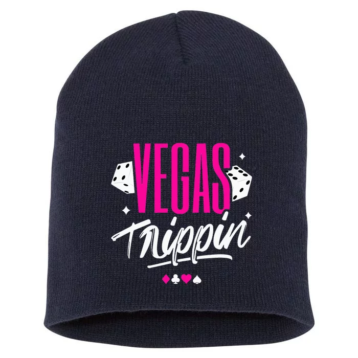 Vegas Trip Vegas Birthday Las Vegas Vacation Short Acrylic Beanie