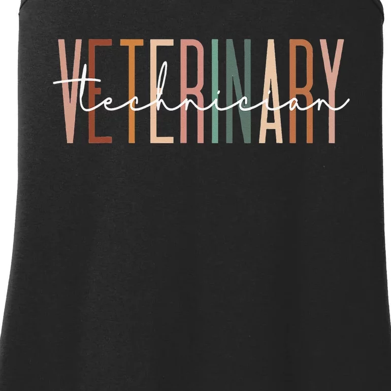 Veterinary Technician Vet Tech Veterinarian Technologist Ladies Essential Tank