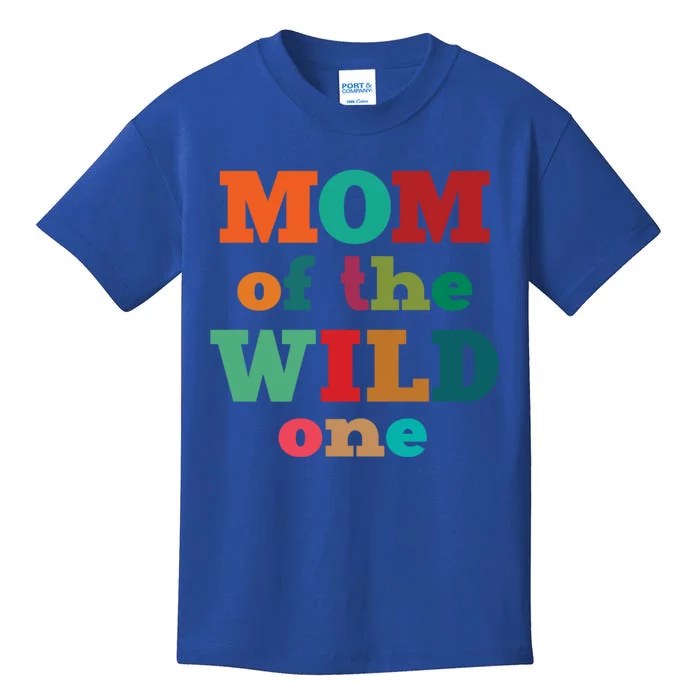 Vintage The Wild One For Mom Of The Wild One Gift Kids T-Shirt