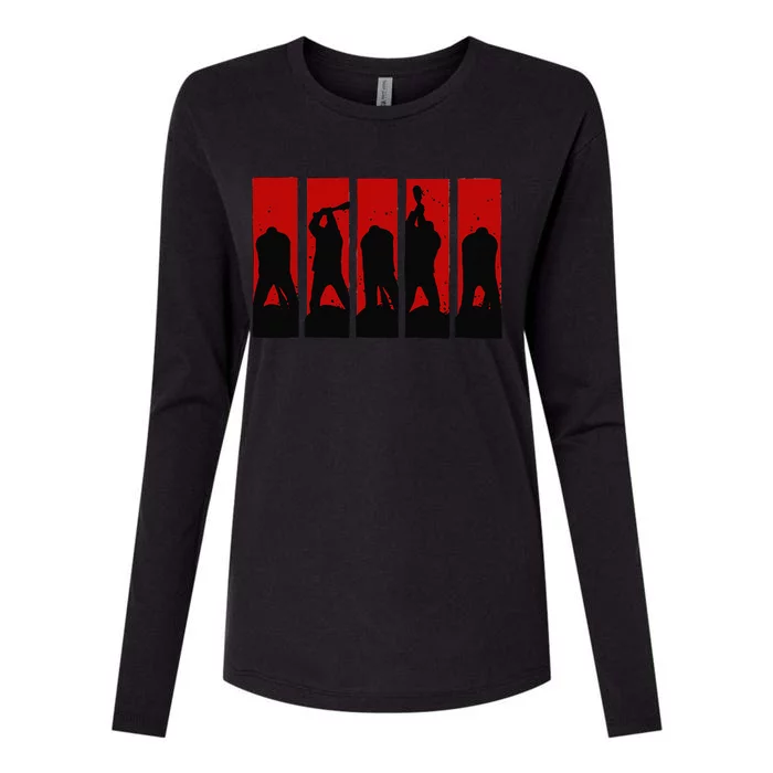 vintage The Walking Dead Here's Negan 5 Panel Womens Cotton Relaxed Long Sleeve T-Shirt