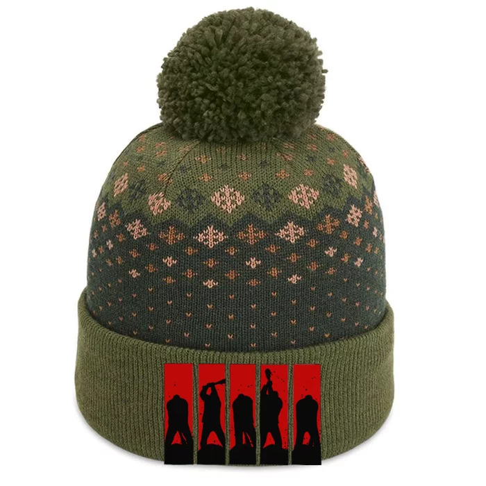 vintage The Walking Dead Here's Negan 5 Panel The Baniff Cuffed Pom Beanie