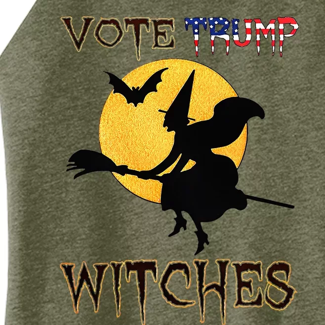 Vote Trump Witches Halloween Women’s Perfect Tri Rocker Tank