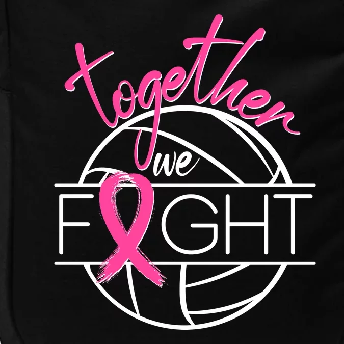 Volleyball Together We Fight Breast Cancer Awareness Impact Tech Backpack