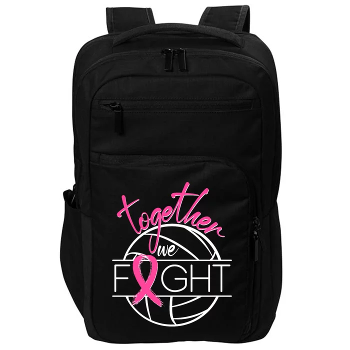 Volleyball Together We Fight Breast Cancer Awareness Impact Tech Backpack