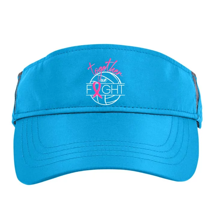 Volleyball Together We Fight Breast Cancer Awareness Adult Drive Performance Visor