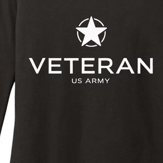 Veteran U.S A.R.M.Y Veteran Modern Womens CVC Long Sleeve Shirt