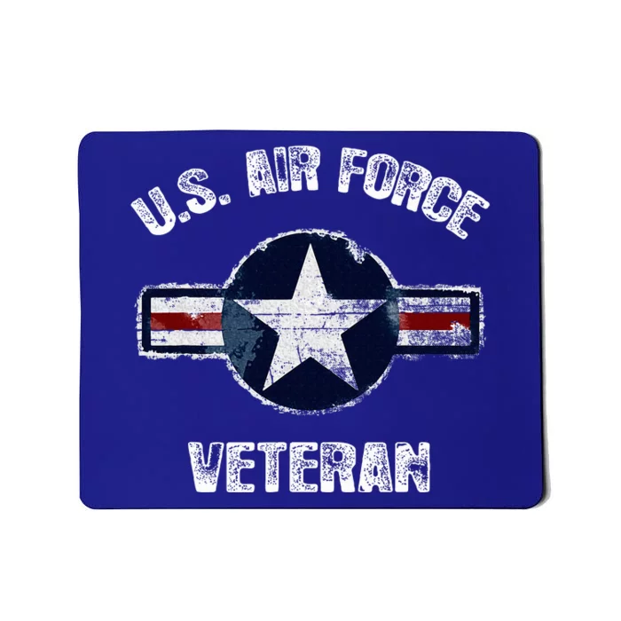 Vintage US Air Force Veteran Vintage USAF Veteran Mousepad