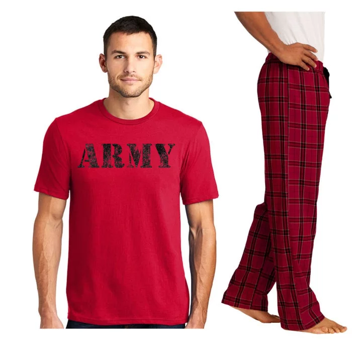 Vintage USA Army Military RED Friday Remember Retro Pajama Set