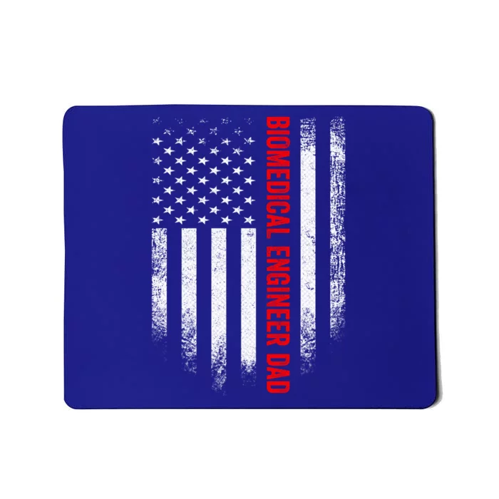 Vintage Us American Flag Biomedical Engineer Dad Engineering Gift Mousepad