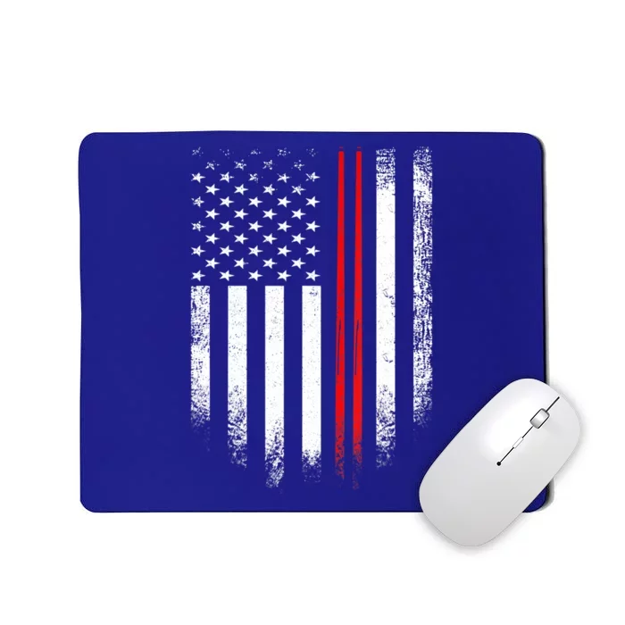 Vintage Usa Billiards Stick American Flag Patriotic Funny Meaningful Gift Mousepad